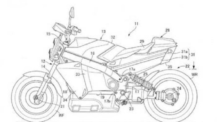 Honda, Hidrojen ile Çalışan Naked Bir Motosiklet Patenti Aldı