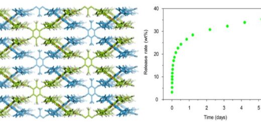 İlaç Salımında ve Temiz Enerjide Kullanım İçin Yeni, Benzersiz Bir Kovalent Organik Çerçeve